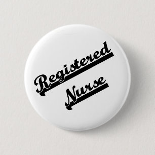 Geregistreerde verpleegster ronde button 5,7 cm