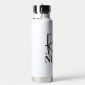 Geregistreerde verpleegster roze hart stethoscoop waterfles (Rechts)