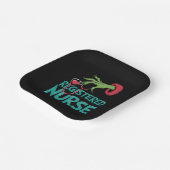 Geregistreerde Verpleegster Stethoscoop Santa Elf  Papieren Bordje (Gebogen)