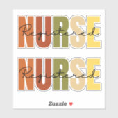 Geregistreerde verpleegster sticker (Vel)