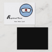 Geregistreerde verpleegster visitekaartje (Voorkant / Achterkant)