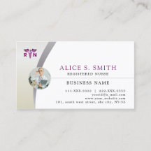 Geregistreerde verpleegsters met RN Logo en foto