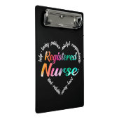 Geregistreerde Wide Cloud-Waterverf zurenhart Mini Klembord (Schuin)