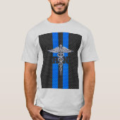 Geregistreerde zure RN koolstofvezelstijl Caduceus T-shirt (Voorkant)