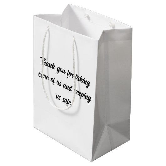 Geregistreerde zurencadeauverpakking medium cadeauzakje (Achterkant Gekanteld)