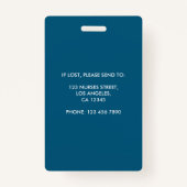 Geregistreerde zurenfoto-identificatie badge (Achterkant)