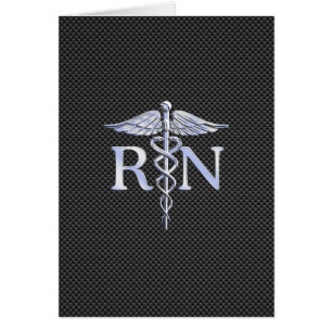 Geregistreerde zurse RN Caduceus Snakes
