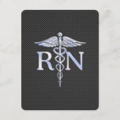 Geregistreerde zurse RN Caduceus Snakes Informatiekaartje (Voorkant)