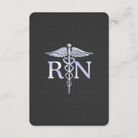 Geregistreerde zurse RN Caduceus Snakes Informatiekaartje (Voorkant)