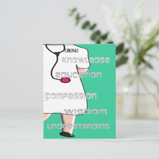 Geregistreerde zuster-cadeaus briefkaart (Staand voorkant)