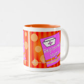 Geregistreerde zuster-cadeaus tweekleurige koffiemok (Voorkant rechts)