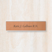 Geregistreerde zuster deurbordje (Voorkant)