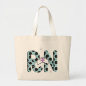 Geregistreerde zuster Gifts "RN" Grote Tote Bag (Voorkant)