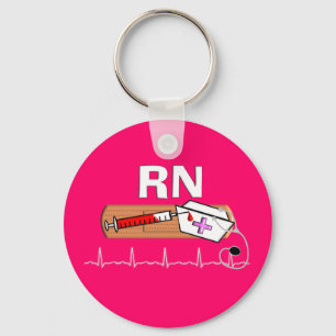 Geregistreerde zuster Gifts "RN" Sleutelhanger