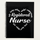 Geregistreerde zuster-hardewoord cloud planner (Voorkant)