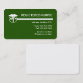 Geregistreerde zuster Moderne Visitekaartjes (Voorkant / Achterkant)