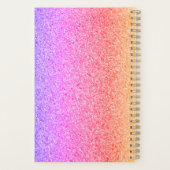 Geregistreerde zuster Rainbow Glitter Stethoscoop Planner (Achterkant)
