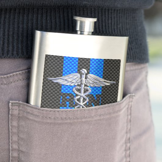 Geregistreerde zuster RN Caduceus Carbon Fiber Pri Flacon (Voorbeeld)