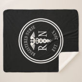 Geregistreerde zuster RN Caduceus Medical Classic Sherpa Deken (Voorkant (horizontaal))