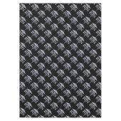 Geregistreerde zuster RN Caduceus-slangen op zwart Tafelkleed (Voorkant)