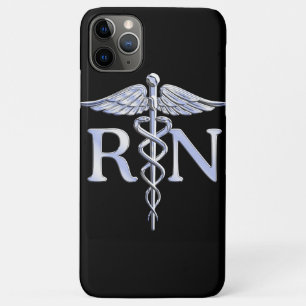 Geregistreerde zuster RN Caduceus Snakes Style op  Case-Mate iPhone Case