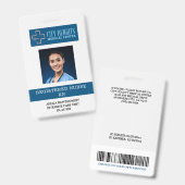 Geregistreerde zuster RN naam Foto ID Ziekenhuis L Badge (Front & Back)