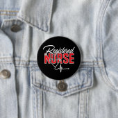 Geregistreerde zuster RN Ronde Button 7,6 Cm (In situ)