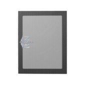 Geregistreerde zuster RN Silver Caduceus Snakes Notitieblok (Linkerzijde)