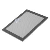 Geregistreerde zuster RN Silver Caduceus Snakes Notitieblok (Schuin)