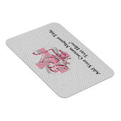 Geregistreerde zuster, roze kruisriemen magneet (Rechterzijde)