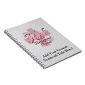 Geregistreerde zuster, roze kruisriemen notitieboek (Rechterzijde)