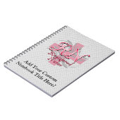 Geregistreerde zuster, roze kruisriemen notitieboek (Linkerzijde)