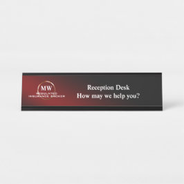 Gereglementeerde verzekeringsmakelaar, Logo voor d Bureau Naambordje