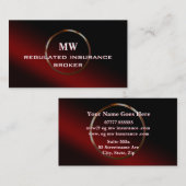 Gereglementeerde verzekeringsmakelaar, Logo voor d Visitekaartje (Voorkant / Achterkant)