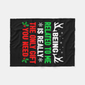 Gerelateerd aan Me Funny Christmas S Women Mannen  Fleece Deken (Voorkant (Horizontaal))