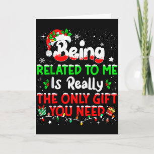 Gerelateerd aan mij Grappig Kerstmis Familie Xmas  Kaart