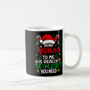 Gerelateerd Aan Mij Grappig Kerstmis Familie Xmas Koffiemok