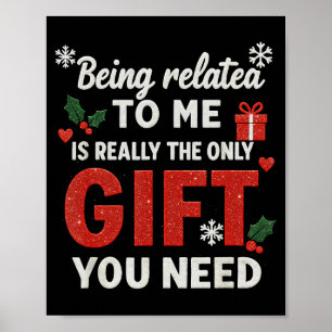 Gerelateerd aan mij, leuke kerst familie kerst Pyj Poster