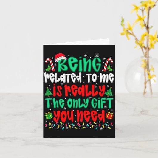 Gerelateerd aan mij zijn is het enige cadeau dat j kaart (Gele Bloem)