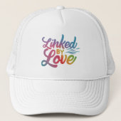 Gerelateerd door liefde Trucker Hat Trucker Pet (Voorkant)