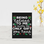 Gerelateerd zijn aan mij is het enige cadeau dat j kaart (Gele Bloem)