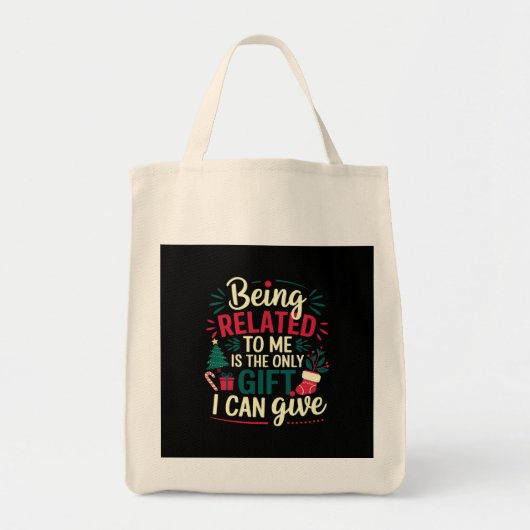 Gerelateerd zijn aan mij is het geschenk dat ik ka tote bag (Voorkant)