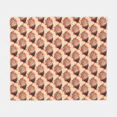 Gerempt rundvlees risket Joods kookvakantievlak Fleece Deken (Voorkant (Horizontaal))