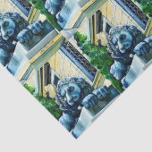 Gerenommeerde Kat Tissuepapier (Detail)
