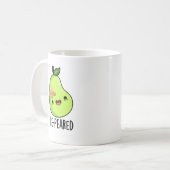 Gerepeared Grappig Fruit Peer Pun Koffiemok (Voorkant links)