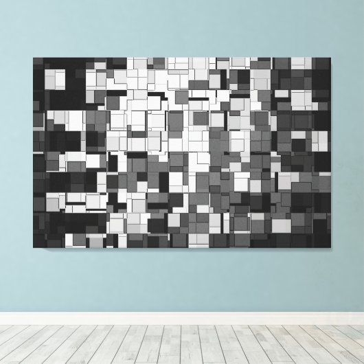 gerepliceerd canvas afdruk (Insitu (Houten vloer))