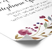 Gereserveerd bordje voor moeder van het bruinbruin poster (Hoek)