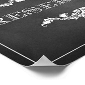 Gereserveerd gebarentweddenschap of Partij 8x10 Poster (Hoek)