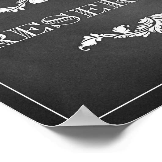 Gereserveerd gebarentweddenschap of Partij 8x10 Poster (Hoek)