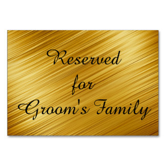 Gereserveerd grafisch goud kaart